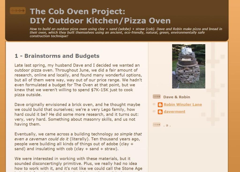 DIY Cob Oven