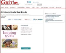 Raising Goats: An Introduction